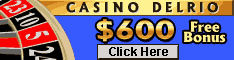 Get $600 FREE at Casino Del Rio!